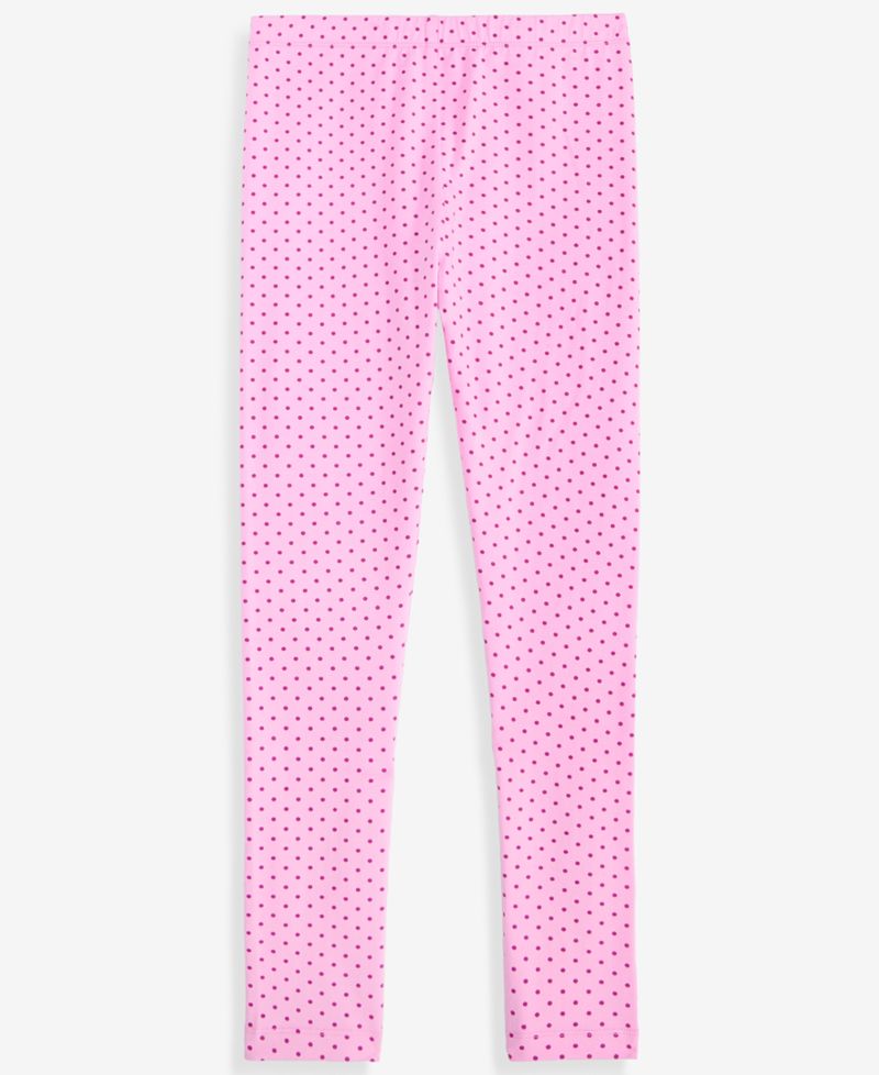 Girls' XS-XL Dot-Print Leggings