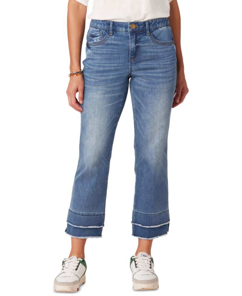 Petite "Ab"solution Mid-Rise Kick Flare Jeans