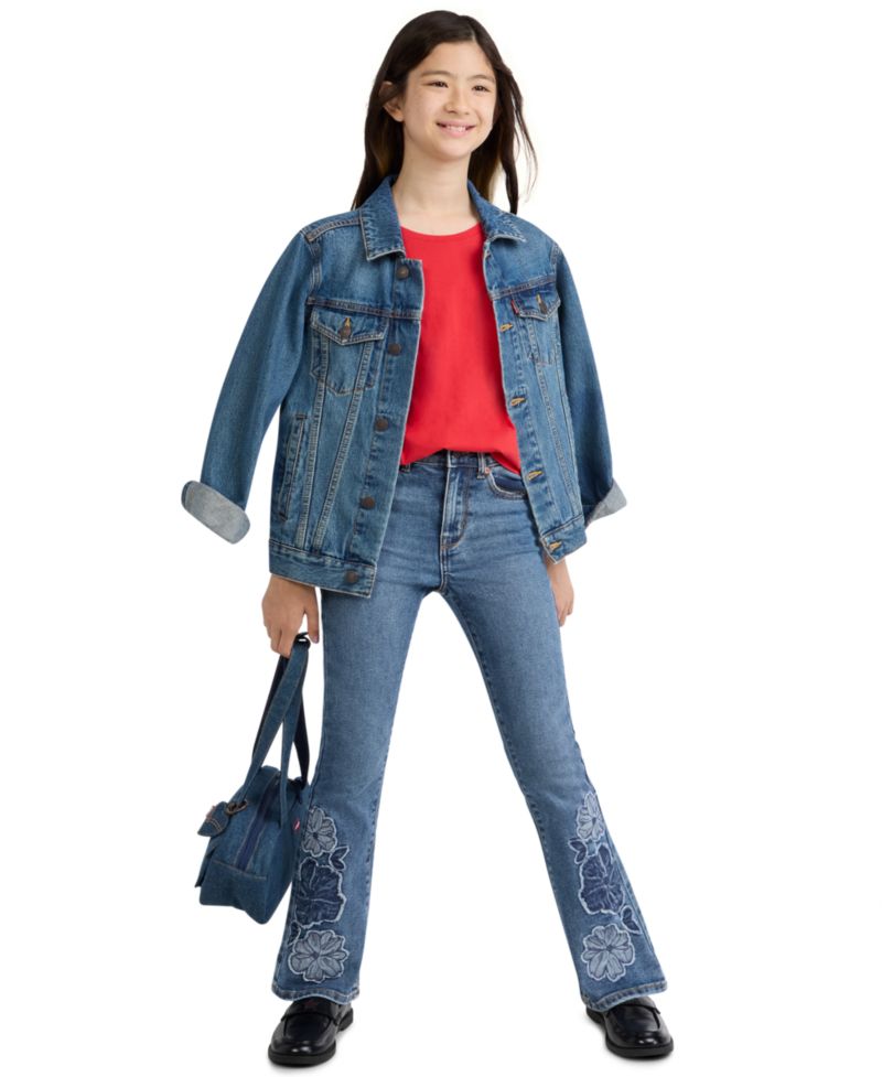 Girls' 7-16 726™ Frayed Flowers Flare Jeans