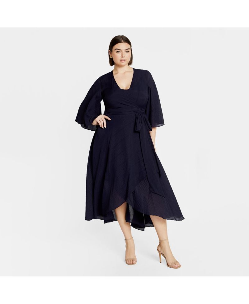 Women's Kira Ruffle Wrap Maxi Dress