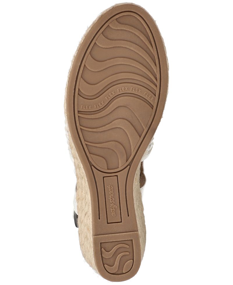 Women's Taffy Buckle Slingback Espadrille Wedges
