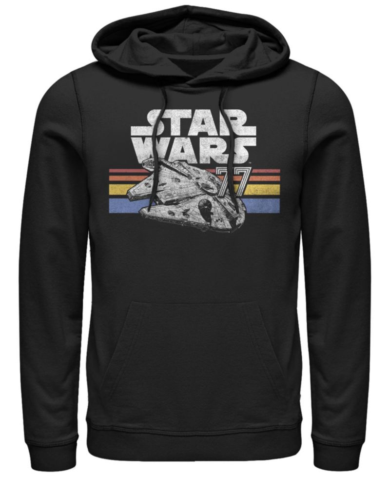 Men's Star Wars Vintage-Like Falcon Fleece Pullover Hoodie
