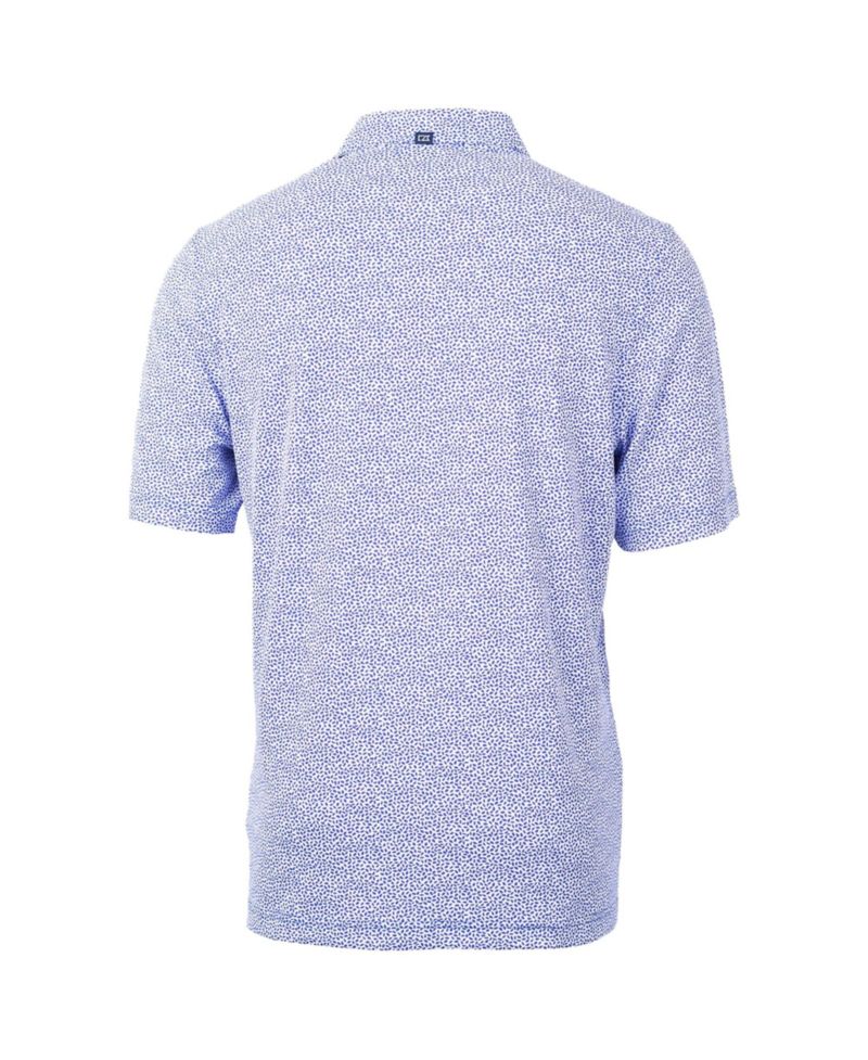 Cutter Buck Men's Royal Florida Gators Virtue Eco Pique Botanical Polo Shirt