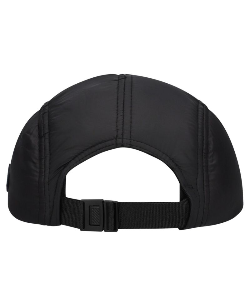 Men's Black Minnesota Vikings Quilted Camper Adjustable Hat
