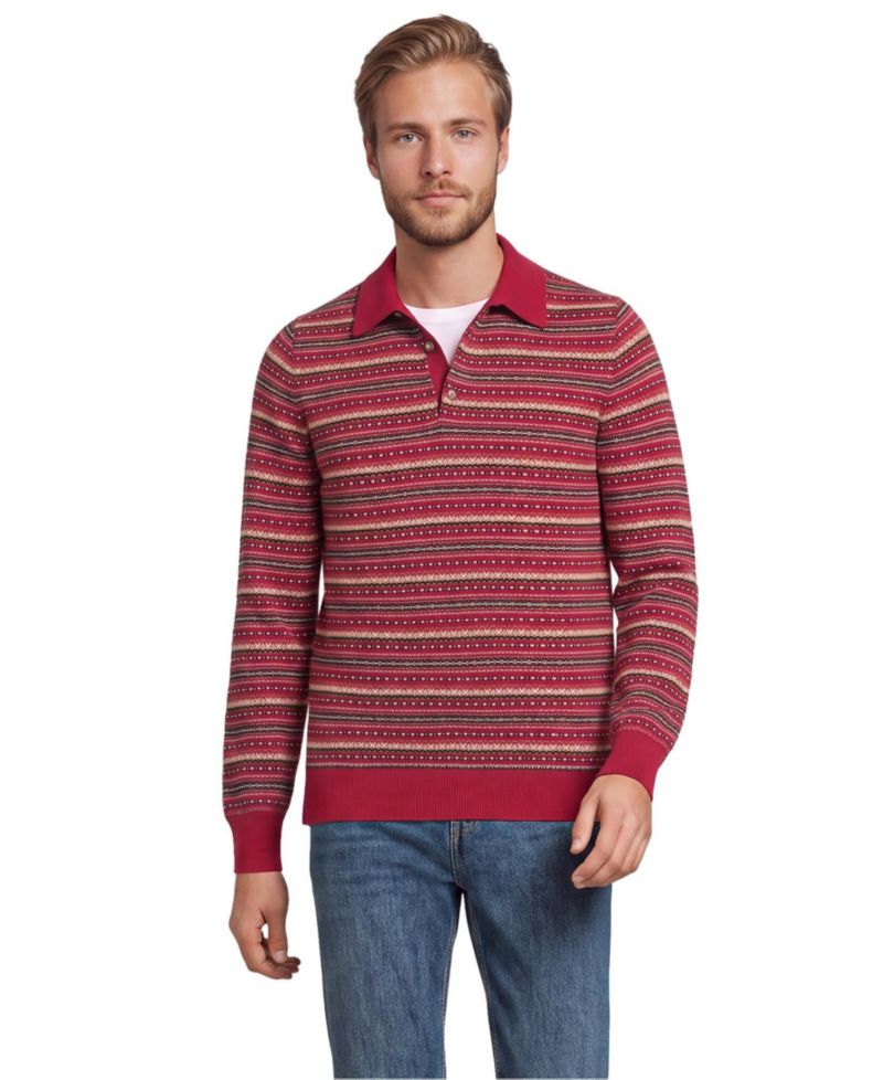 Красный Fairisle