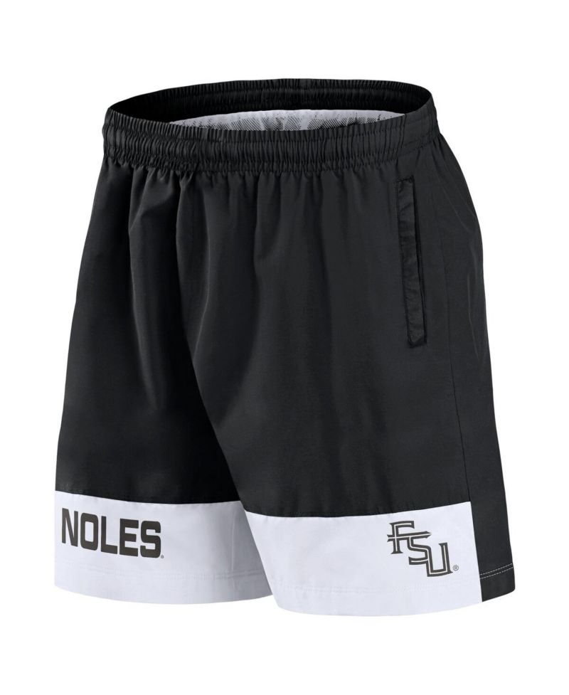 Men's Black Florida State Seminoles Elements Intensity Woven Shorts