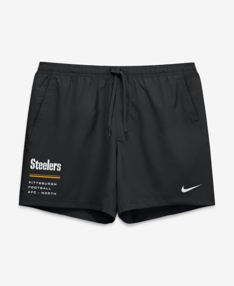 Men's Black Pittsburgh Steelers Form Dri-FIT Shorts