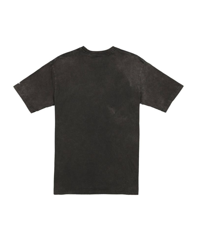 Men's Black Los Angeles Dodgers Lightning Round Mineral Wash T-Shirt