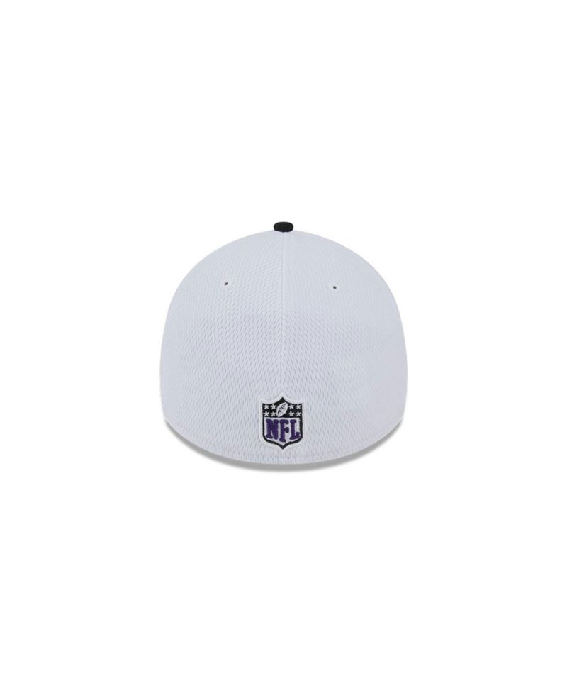 Men's White, Black Baltimore Ravens 2023 Sideline 39THIRTY Flex Hat