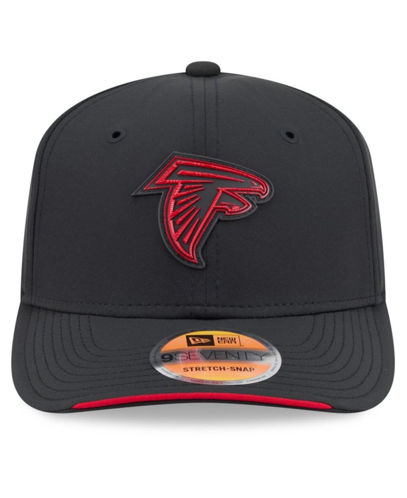 Men's Black Atlanta Falcons 2026 Sideline 9SEVENTY Adjustable Hat