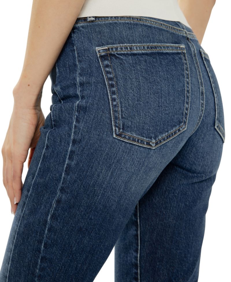 Women's Most Wanted Mid-Rise Straight-Leg Ankle Jeans