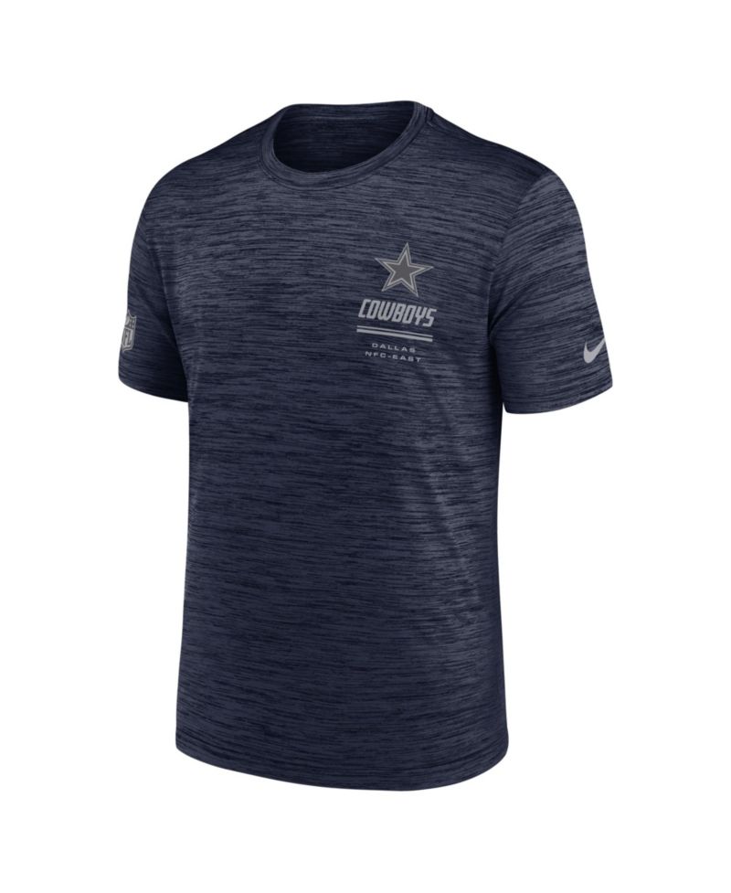 Men's Navy Dallas Cowboys Big & Tall Sideline Velocity Dri-FIT T-Shirt