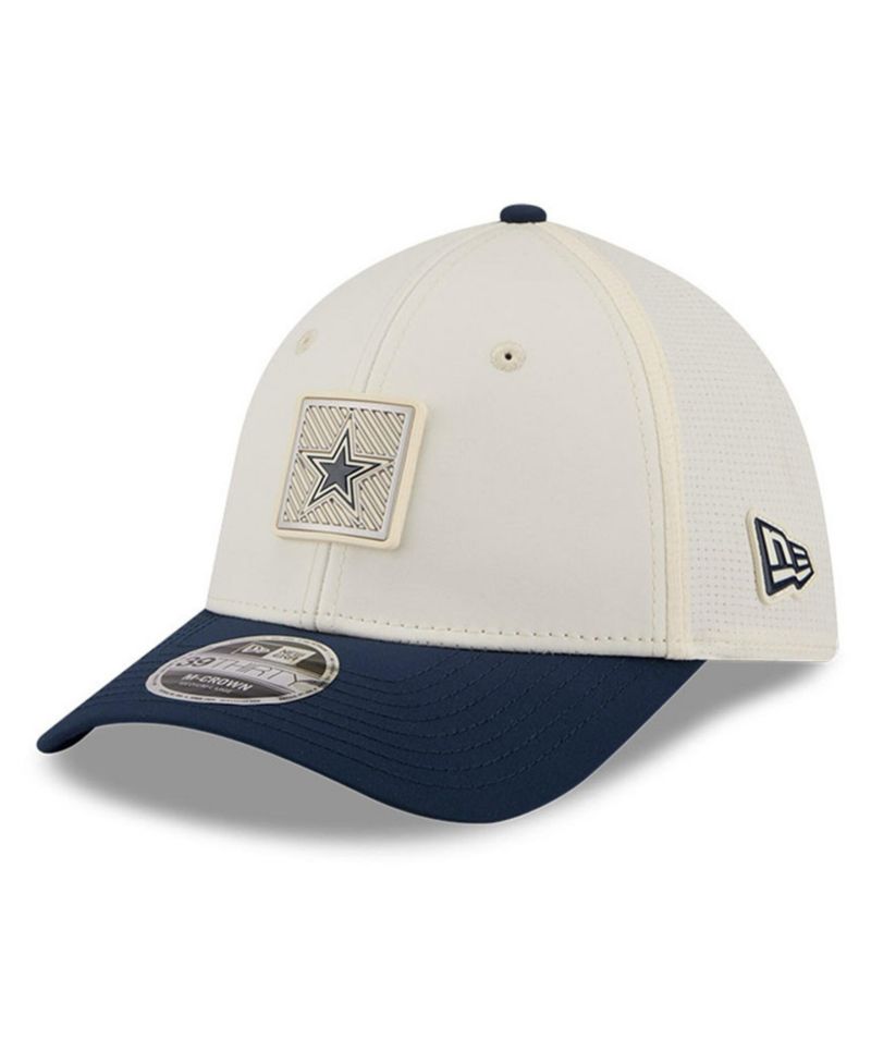 Men's Cream/Navy Dallas Cowboys 2026 NFL Training Camp 39THIRTY Flex Hat