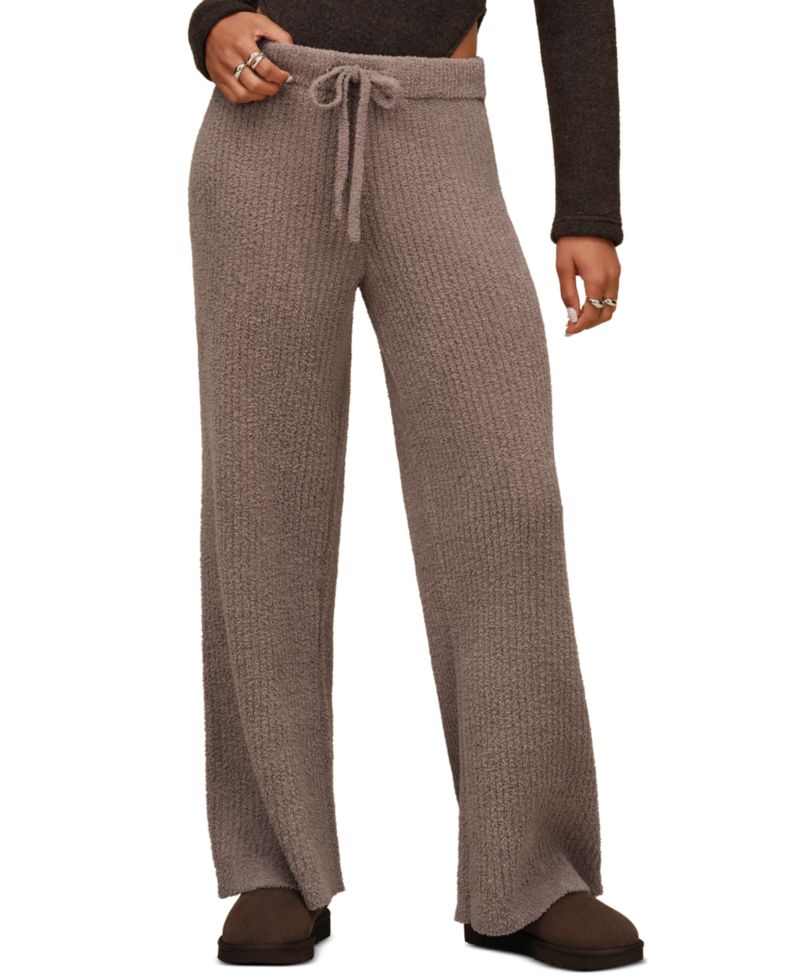 Women's Couria Straight-Leg Rib Mid-Rise Pants