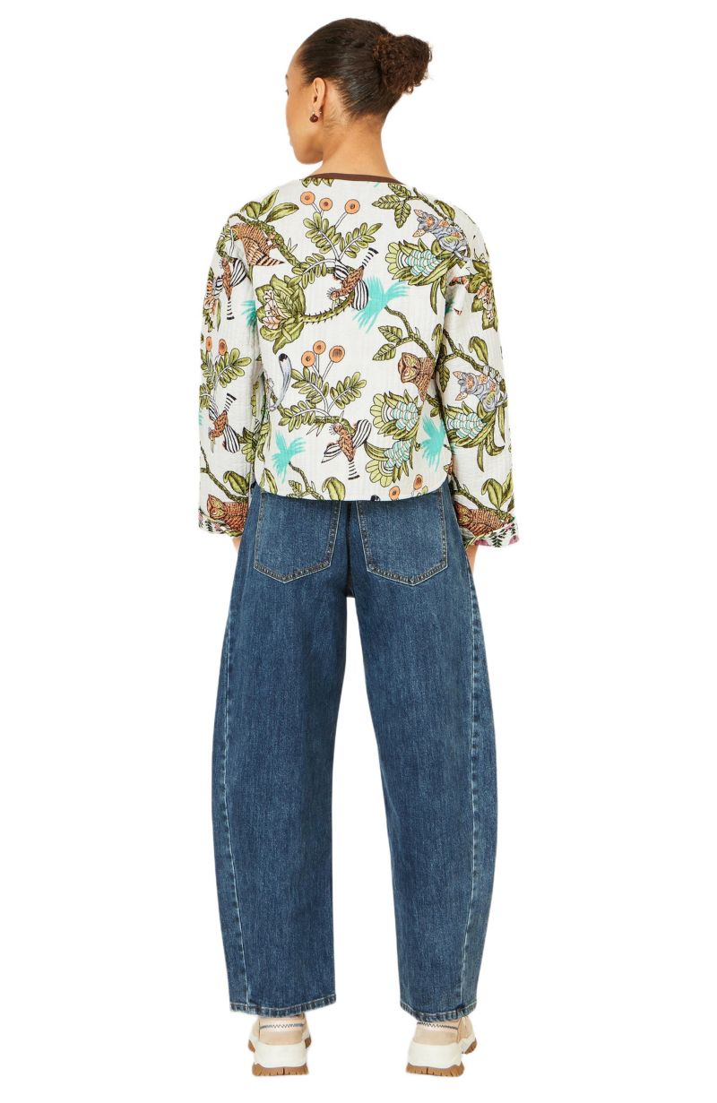 Women's Print Reversible Cotton Jacket