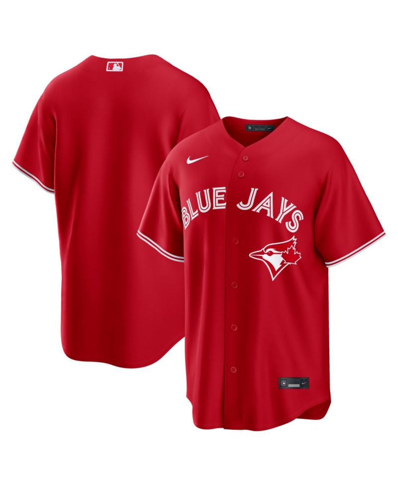 Men's Red Toronto Blue Jays Canada Day Replica Jersey