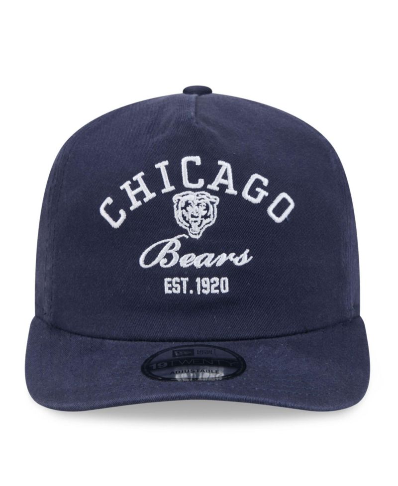 Men's Navy Chicago Bears Stacked 19TWENTY Adjustable Hat
