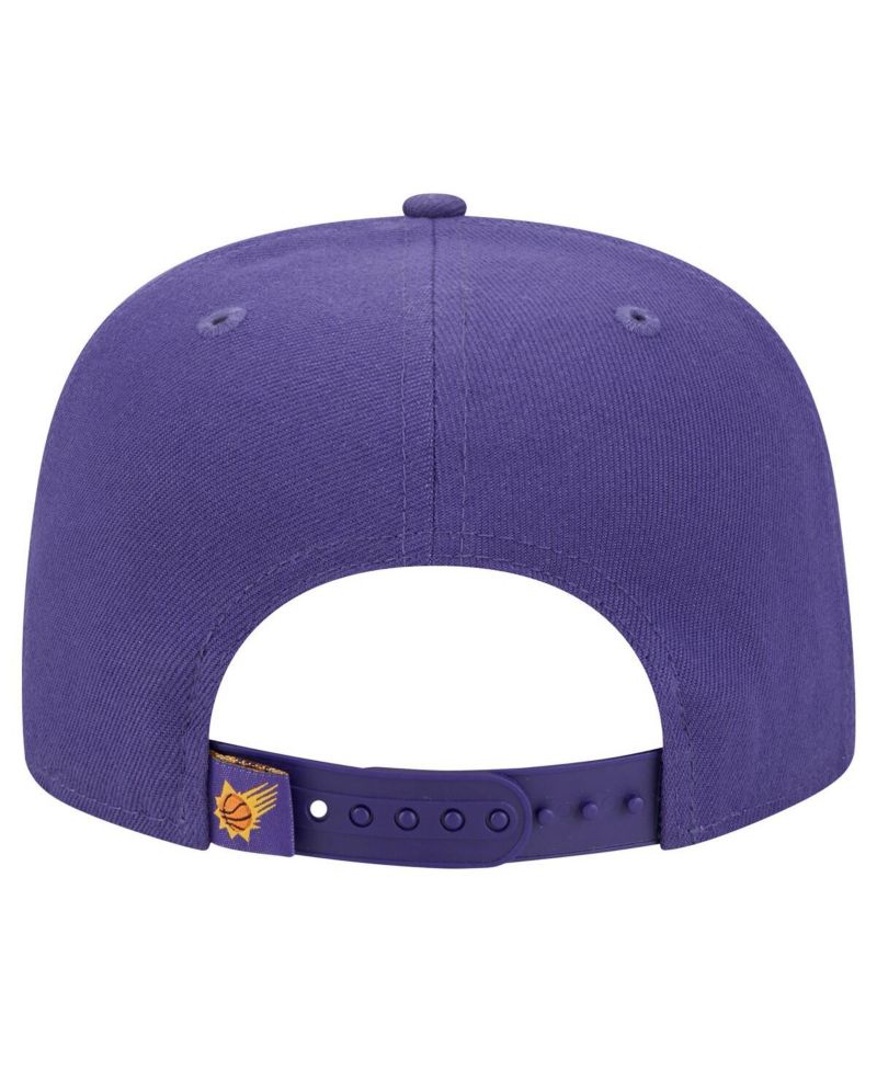 Men's Purple Phoenix Suns Oversized Puff Print Logo Golfer Snapback Hat