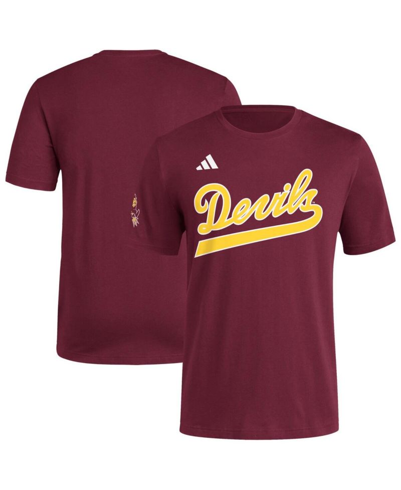 Men's Maroon Arizona State Sun Devils Fresh Wordmark T-Shirt