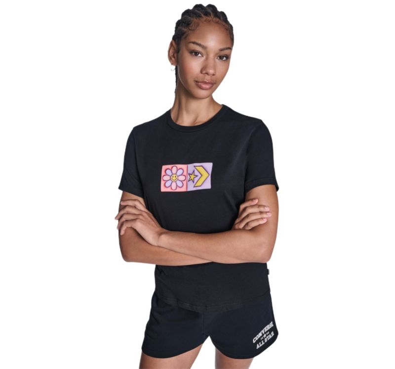 Women's Flower Grid T-Shirt