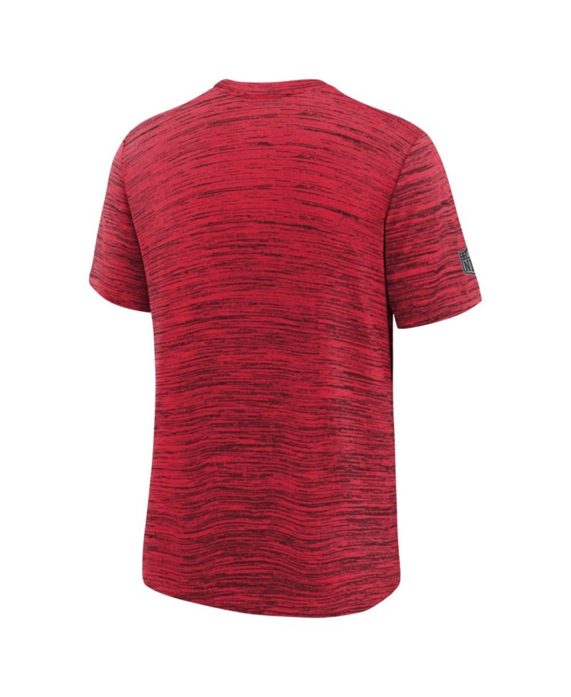 Big Boys and Girls Red Kansas City Chiefs Sideline Velocity Dri-FIT T-Shirt