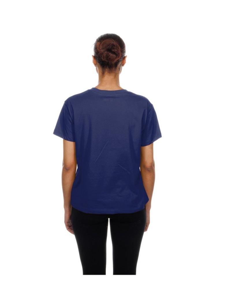 Women's Royal Los Angeles Dodgers V-Neck T-Shirt