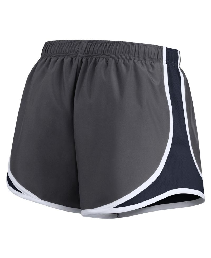 Women's Charcoal Houston Texans Logo Performance Tempo Shorts