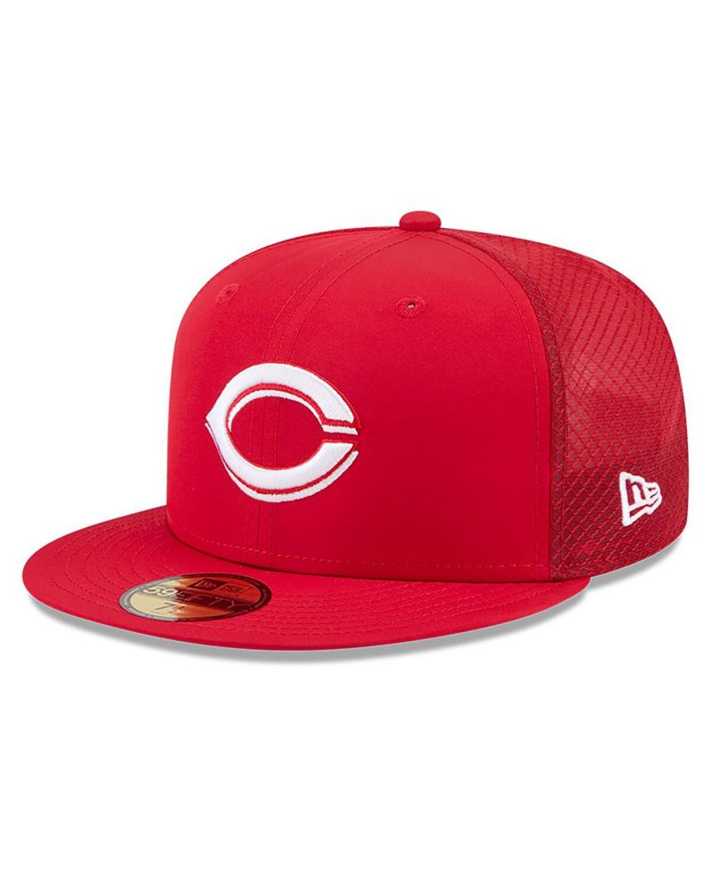 Men's Red Cincinnati Reds 2026 Batting Practice 59FIFTY Fitted Hat