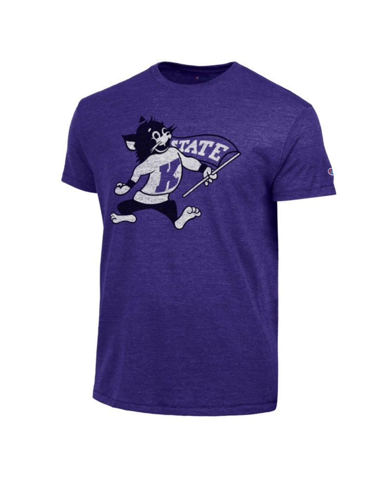 Men's Purple Kansas State Wildcats Triumph Tri-Blend T-Shirt