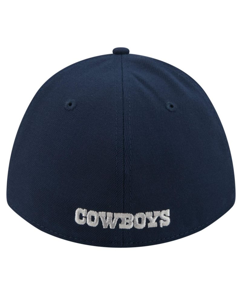 Men's Navy Dallas Cowboys 39THIRTY M-Crown A-Frame Stretch Hat