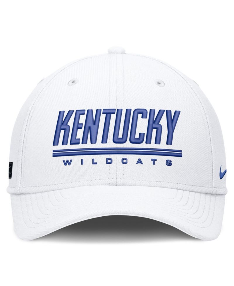 Men's White Kentucky Wildcats Game Day Rise Swooshflex Hat