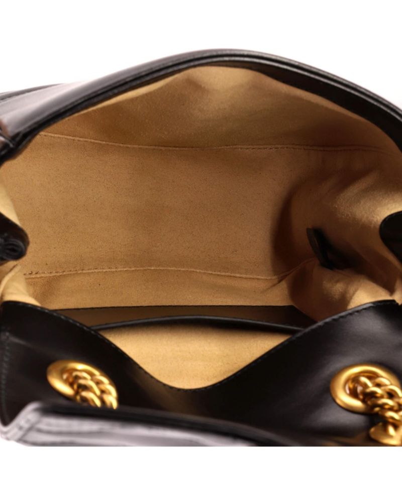 Mini GG Marmont Square Flap Bag Matelasse Leather