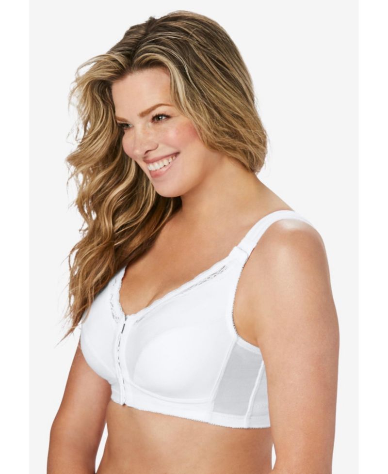 Women's Front-Close Cotton Wireless Posture Bra