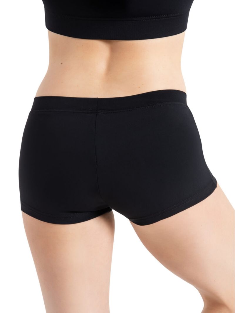 Plus Size Boy Cut Low Rise Shorts