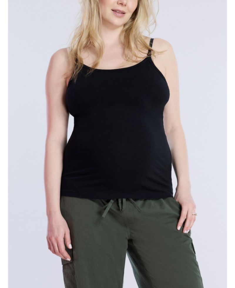 Plus Size Clip Down Nursing Tank Top - Motherhood