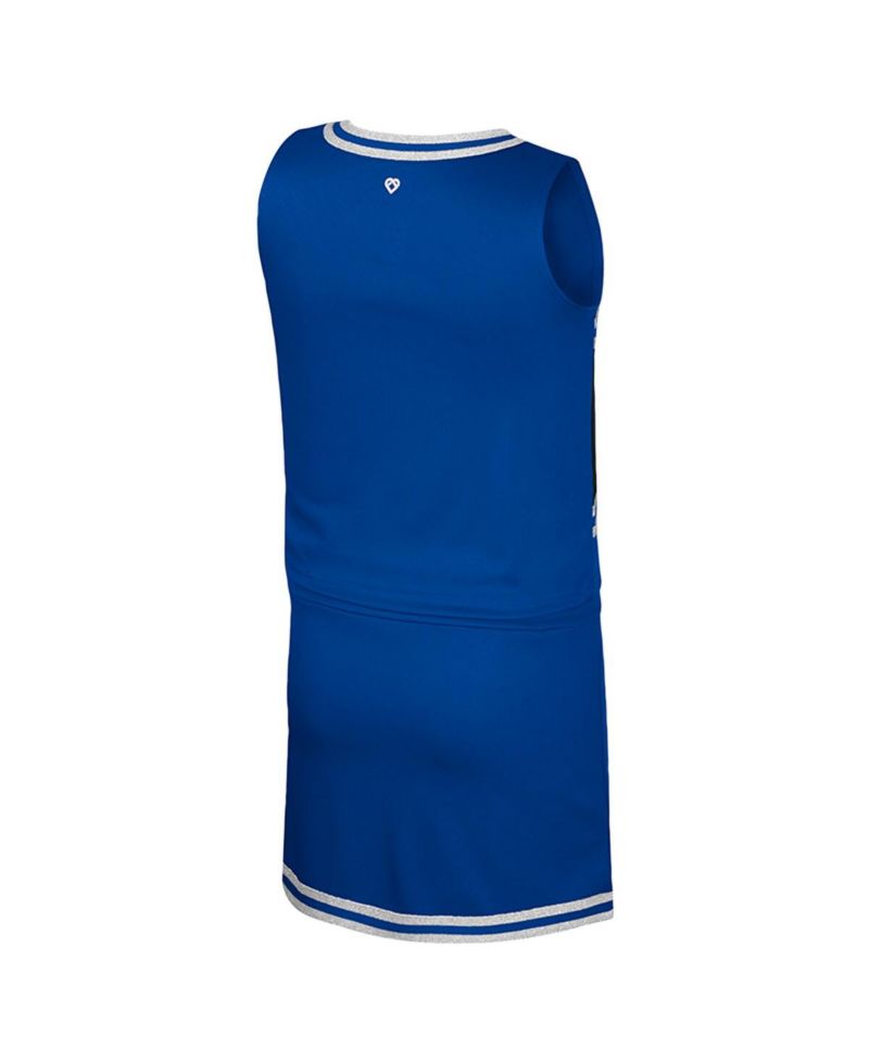 Big Girls Royal Kentucky Wildcats Cheerleader Top and Skirt Set