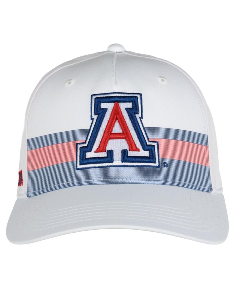 Men's and Women's White Arizona Wildcats The Sideline Adjustable Hat
