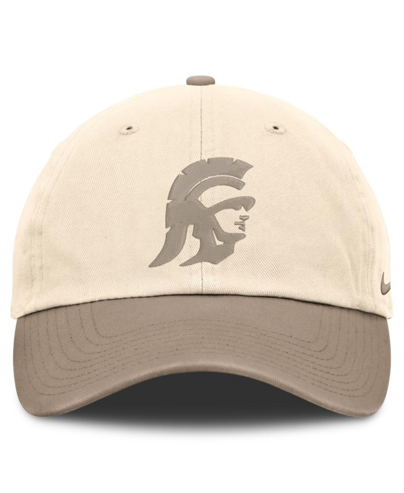 Men's Natural/Khaki USC Trojans Two-Tone Club Adjustable Hat