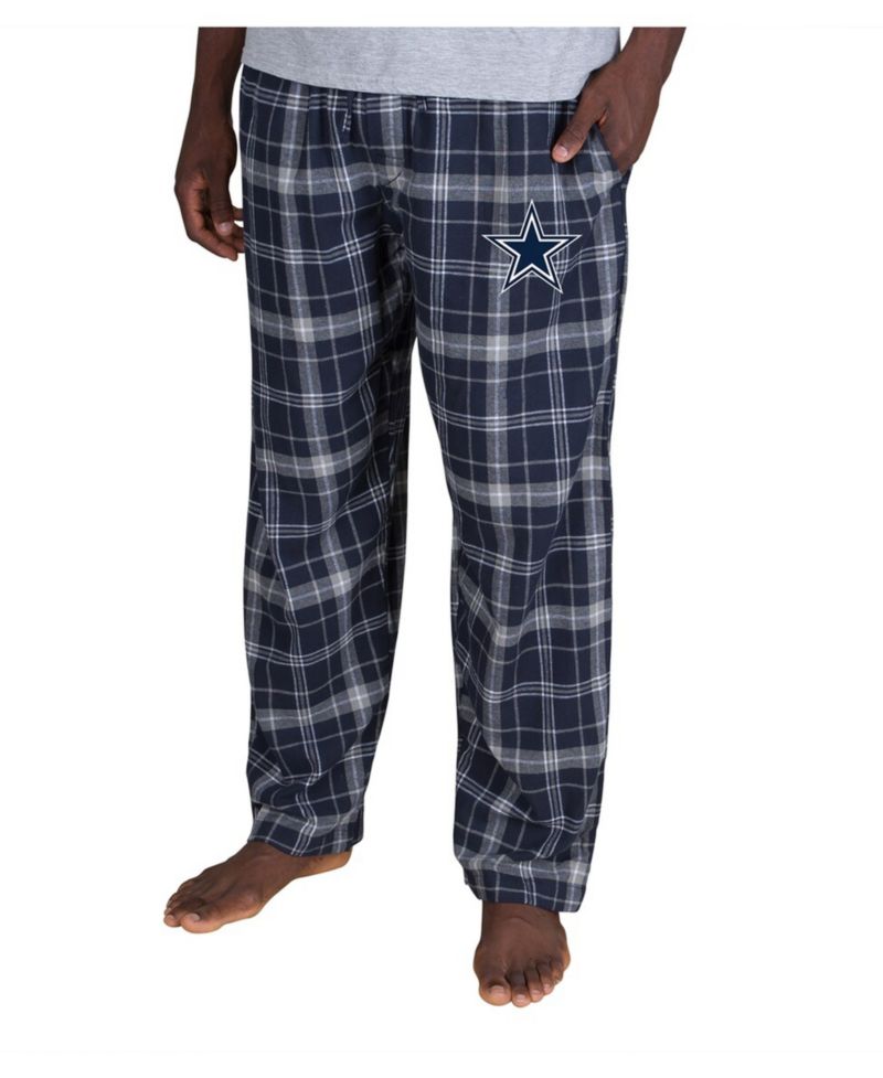Men's Navy Dallas Cowboys Ultimate Plaid Flannel Pants