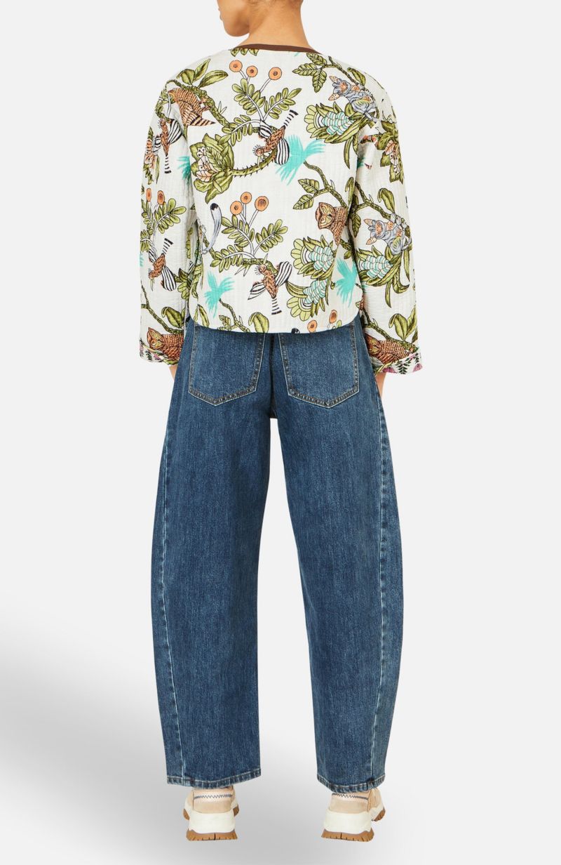 Women's Print Reversible Cotton Jacket
