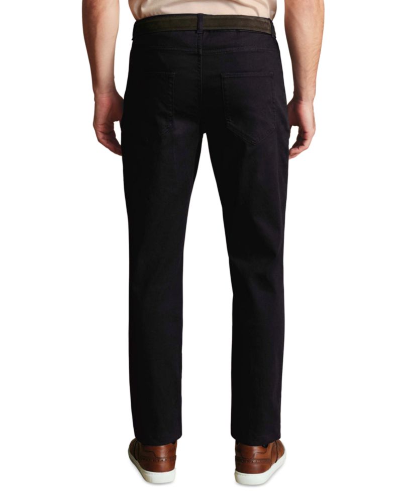 Men's Slim-Fit Garment-Dyed Twill Jeans
