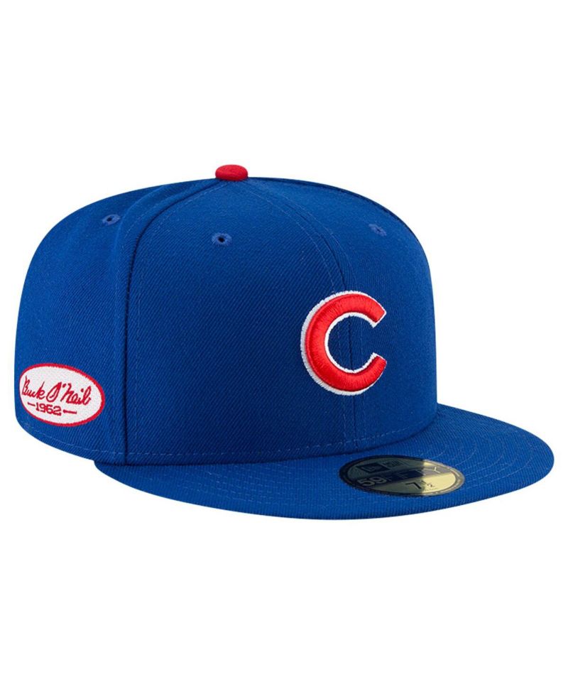 Men's Royal Chicago Cubs Buck O'Neil On Field 59FIFTY Fitted Hat