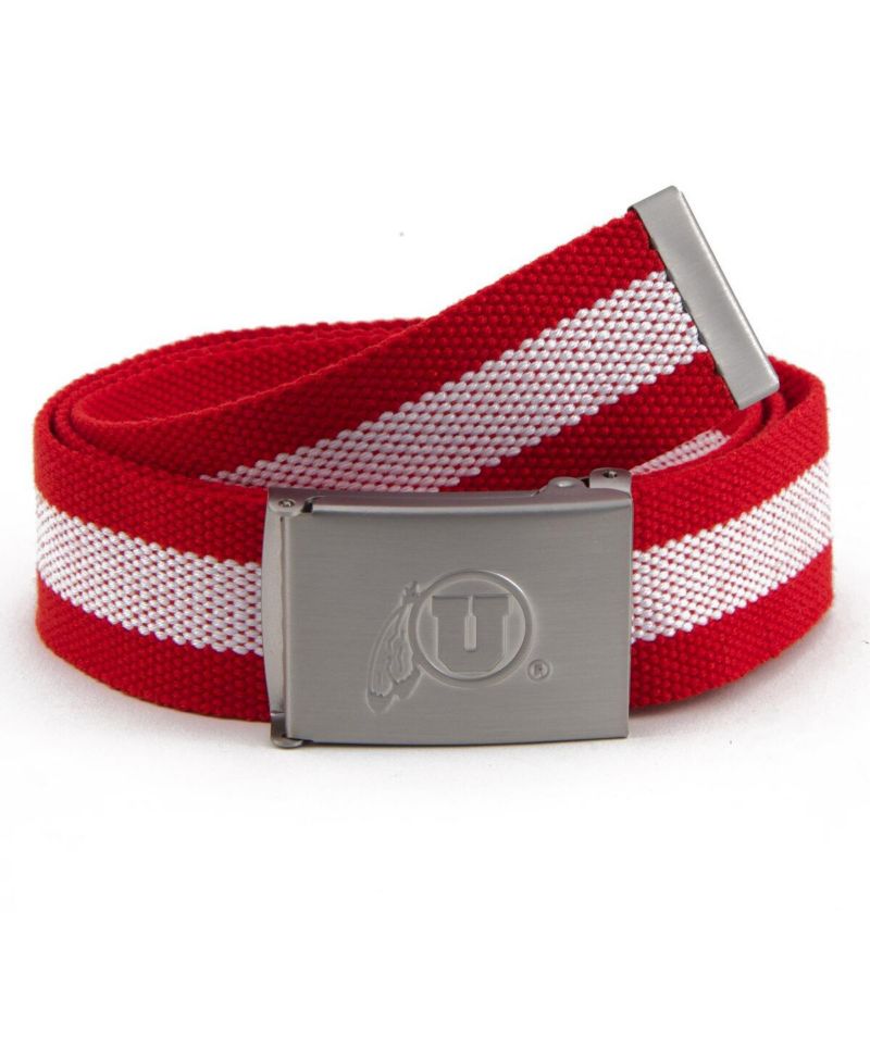 Men's Utah Utes Fabric Belt