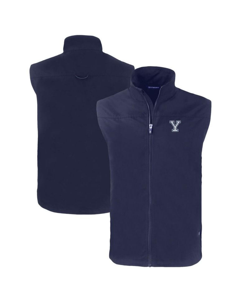 Men's Navy Yale Bulldogs Charter Eco Full-Zip Vest