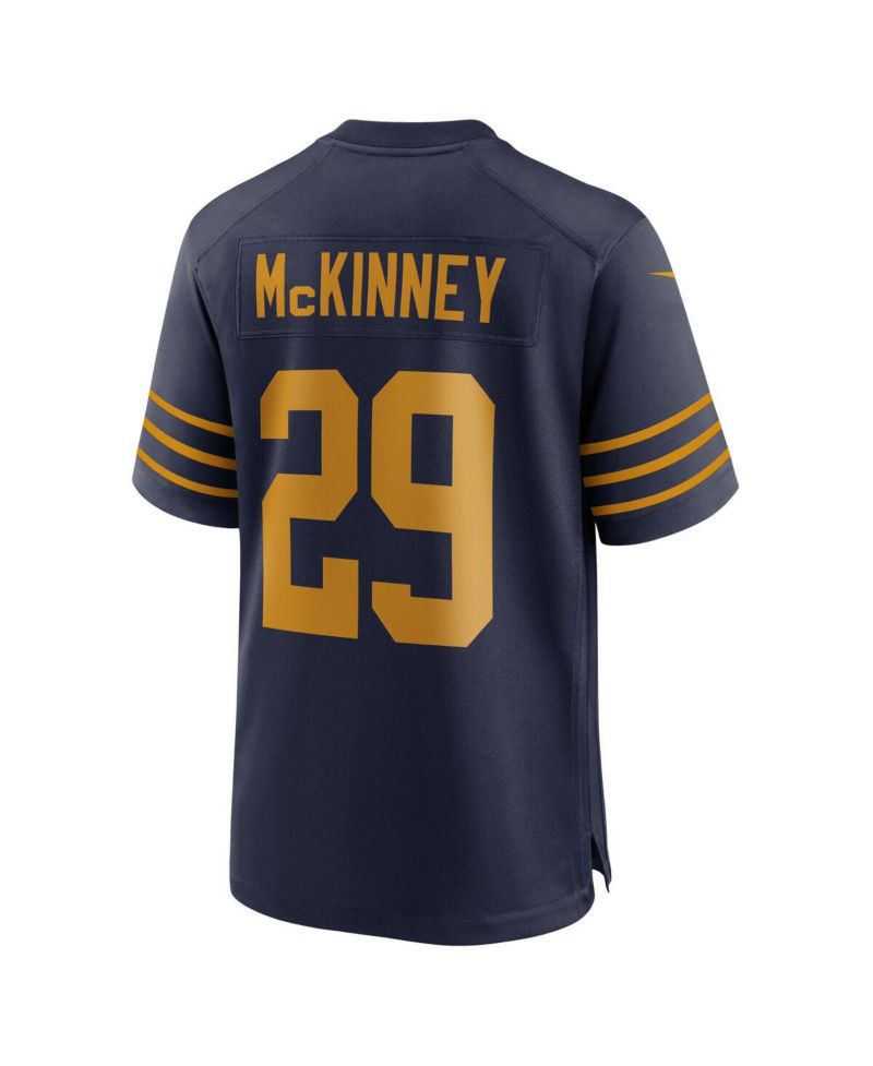 Men's Xavier McKinney Navy Green Bay Packers The 1923 Classic Game Jersey