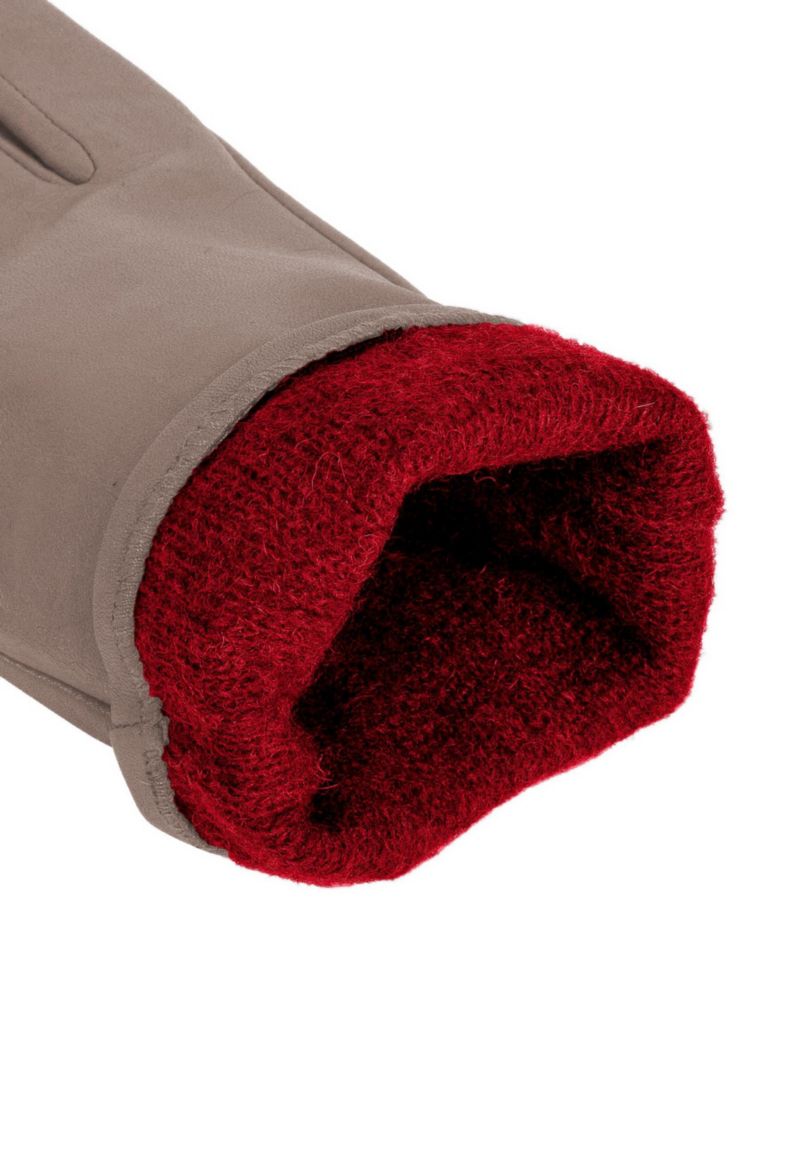 Women`s Premium Lamb Leather Touchscreen Gloves Style Chelsea