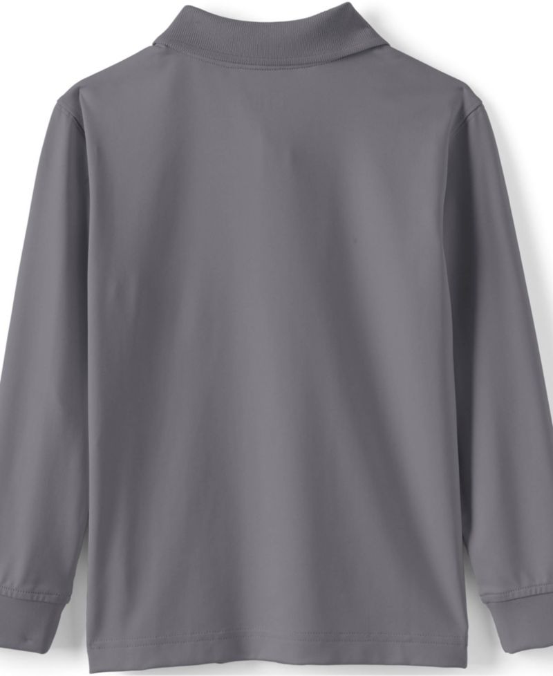 Kids Long Sleeve Rapid Dry Polo Shirt