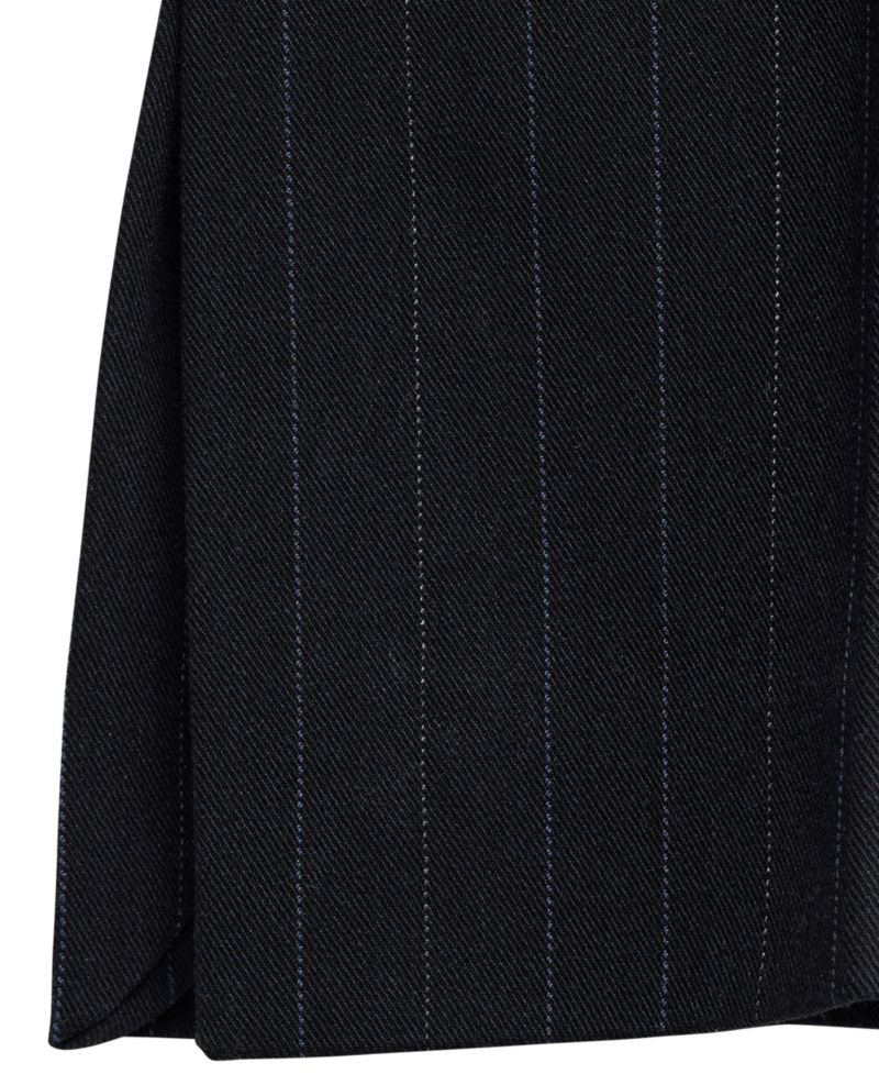 Women's Selection Pinstripe Straight-Leg Slit Trousers