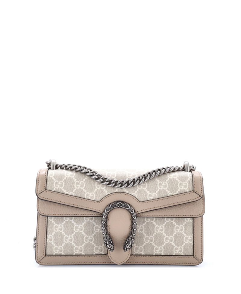 Small Dionysus Bag GG Coated Canvas with Leather