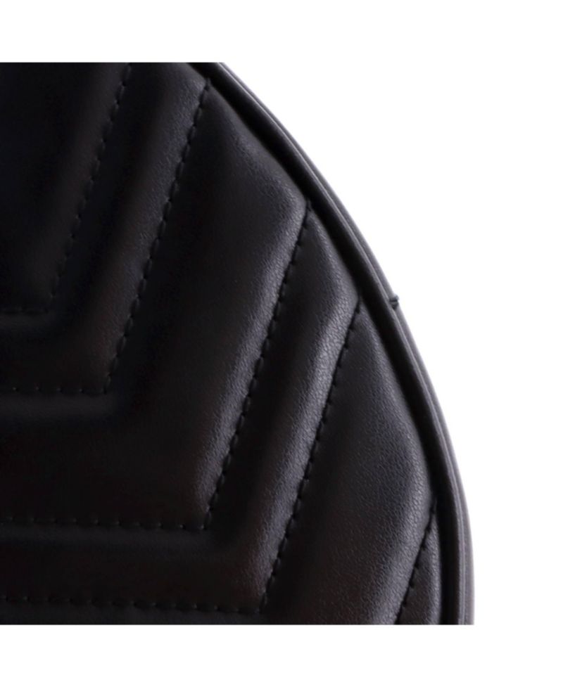 GG Marmont Half Moon Matelasse Mini Hobo